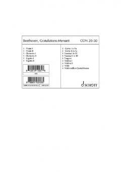 Gratulations-Menuett c-Moll op. posth. Download