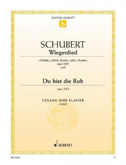 Wiegenlied / Du bist die Ruh Download
