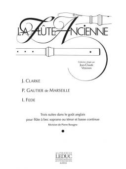 Trois Suites Dans Le Gout Anglais 