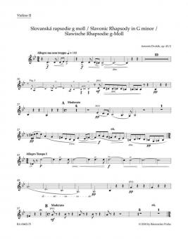 Slavonic Rhapsody in G minor op. 45/2 