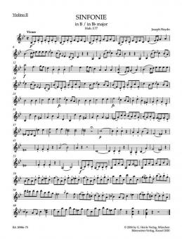 Symphony B flat major Hob. I:77 