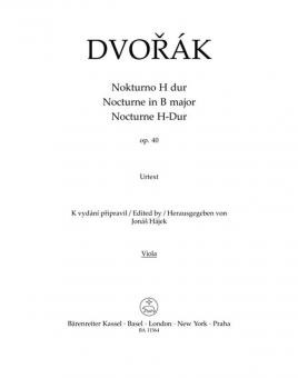Nocturne H-Dur op. 40 