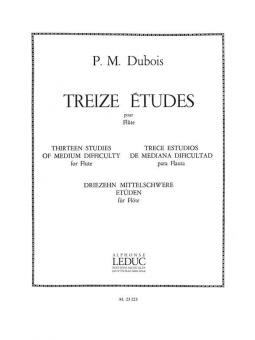 13 Etudes de moyenne difficulté 