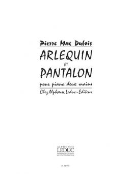 Arlequin et Pantalon 