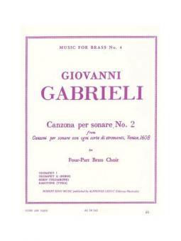 Canzona Per Sonare Nr. 2 