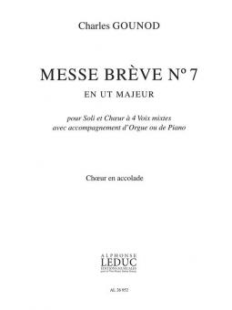 Messe Breve No. 7 / 4 Voix Mixtes 