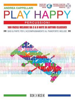 Play Happy (Percussioni) - edizione con Online Audio e MP3 