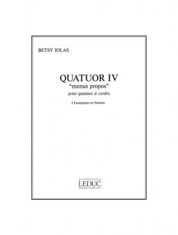 Quatuor IV 'Menus Propos' 