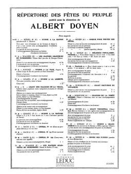 Hymne A La Raison (Repert Fetes - Peuple) 