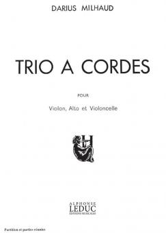 Trio a Cordes No. 1 