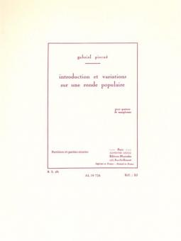 Introduction et Variations Sur Une Ronde Populaire 
