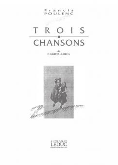 3 Chansons de Garcia-Lorca 