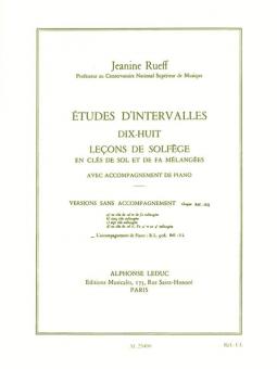 Etudes D Intervalles 