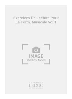 Exercices De Lecture Pour La Formation Musicale Vol. 1 Debutant 1 