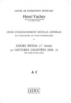 Cours d'Enseignement Musical Général - Cours Initial (1re Année) 