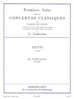 Premiers Solos Concertos - Classiques Nr. 13 