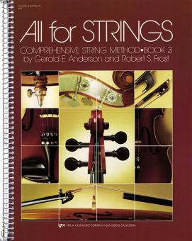 All for Strings Book 3 - Score and Manual 