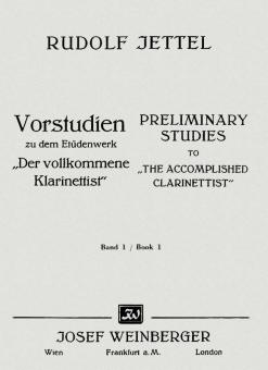 Der vollkommene Klarinettist Vorstudien 1 