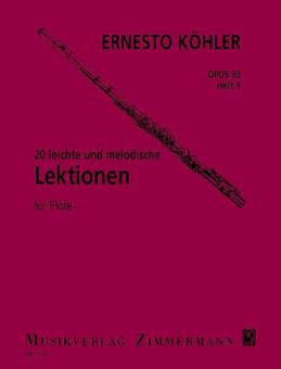 20 Easy and Melodic Exercises op. 93 Vol. 1 Standard