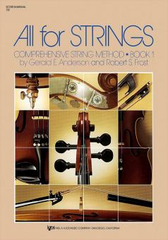 All for Strings Book 1 - Full Score and Manual 