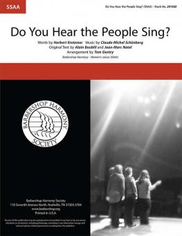 Do You Hear the People Sing? 