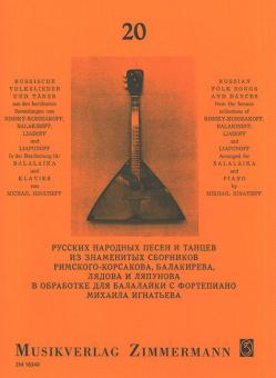Twenty Russian Folk Songs and Dances 