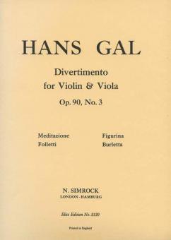 Divertimento in C op. 90/3 