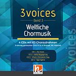3 voices Band 3: Weltliche Chormusik - 4-CD-Box 