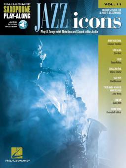 Saxophone Play-Along Vol. 11: Jazz Icons 