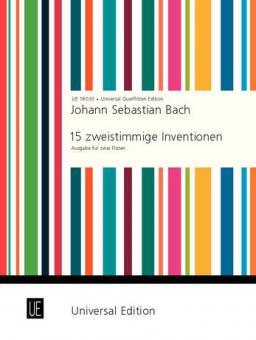 15 Two-Part Inventions BWV 772-786 