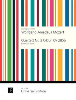 Flute Quartet No. 3 C Major Vol. 26 