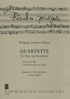 Quartets A major KV 298 and C major KV 171 Anh. KV 298 / KV 171 Anh 