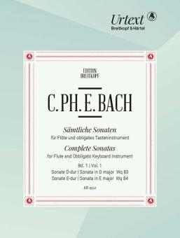Complete Sonatas 1: Sonaten D-dur Wq 83 und E-dur Wq 84 