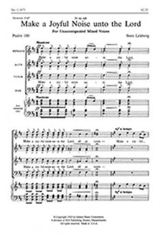Make a Joyful Noise Unto the Lord 