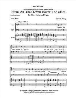From All That Dwell Below the Skies 