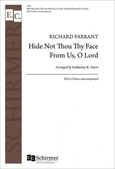 Hide Not Thou Thy Face From Us, O Lord 
