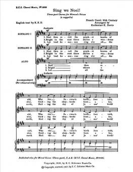 Sing We Noel 