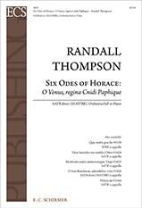 Six Odes of Horace: O Venus, Regina Cnidi Paphique 