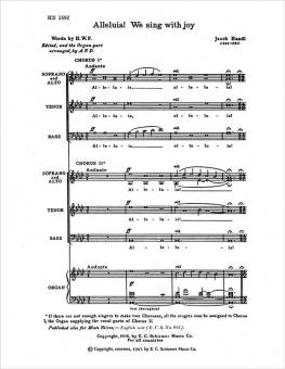Alleluia! We Sing with Joy 