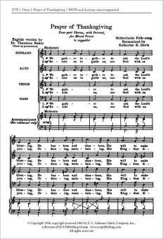 Prayer of Thanksgiving 