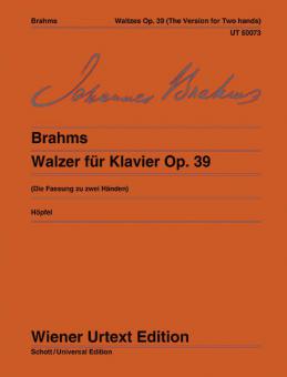 Waltzes Op. 39 