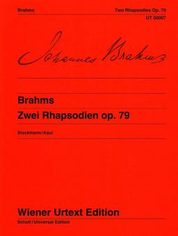 Two Rhapsodies Op. 79 