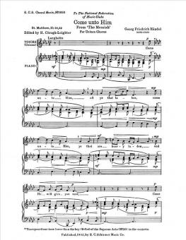 Messiah: Come Unto Him 