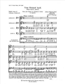 Magnificat: Vom Himmel hoch 