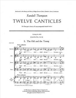 Twelve Canticles No. 5 & 6 