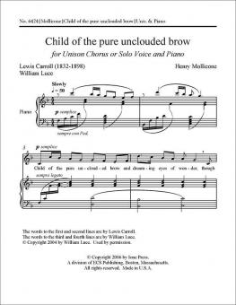 Child of the Pure Unclouded Brow 