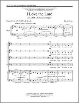 I Love the Lord 