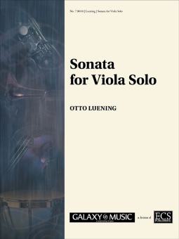 Sonata for Viola Solo 