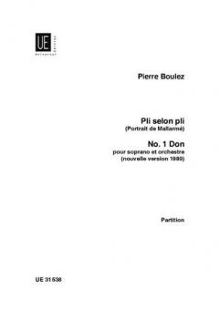 Don, No 1 from 'Pli Selon Pli' 