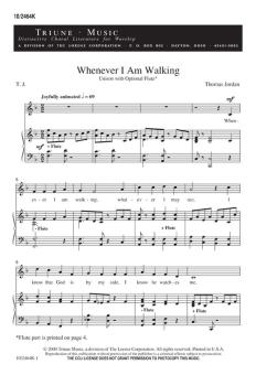 Whenever I Am Walking 